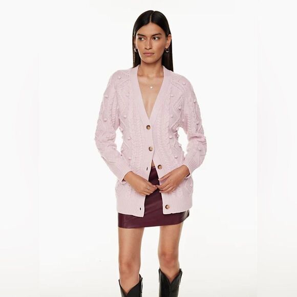 Aritzia Wilfred Lilac New Alps Cardigan - Picture 4 of 10